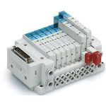 Basisplaat, D-sub Connector, Flat Cable, PC Bedrading Systeem (IP40), Zijaansluiting, 3000 Serie